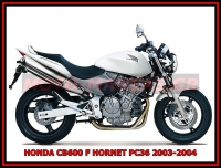HONDA CB600 F HORNET PC36 2003-2004