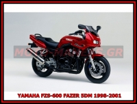 YAMAHA FZS-600 FAZER 5DM 1998-2001