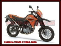 YAMAHA XT660 X 2005-2006